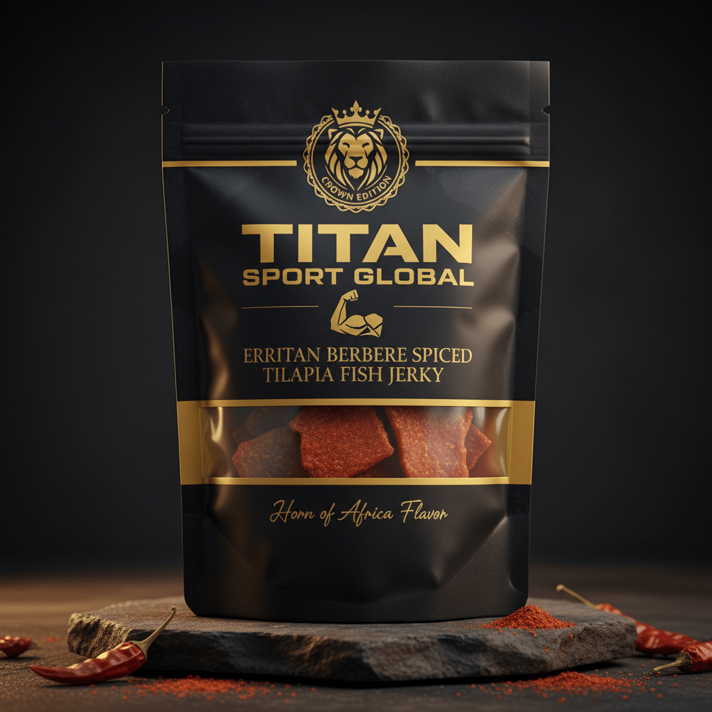 Eritrean Red Sea Berbere Tilapia Jerky — TITAN SPORT GLOBAL