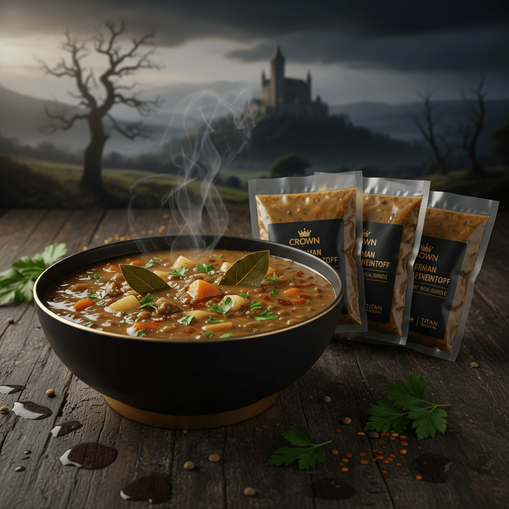 Crown German Linseneintopf Lentil Weekly Meal Bundle — TITAN SPORT GLOBAL Crown Edition