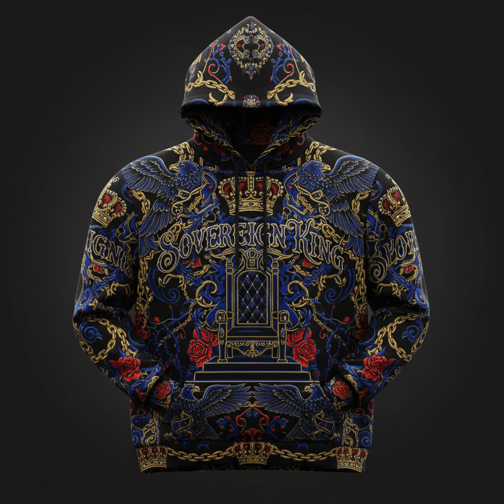 Men's Hoodie — Sovereign King — Crown Edition