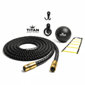 TITAN Battle Rope & Conditioning Home Gym Station — Crown Edition