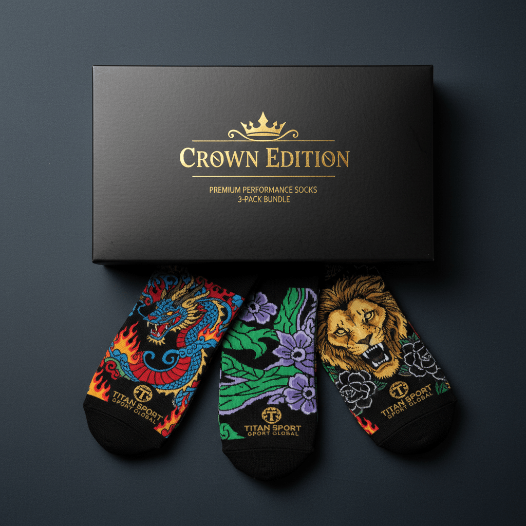 TITAN Women's Crown Edition Performance Socks 3-Pack
