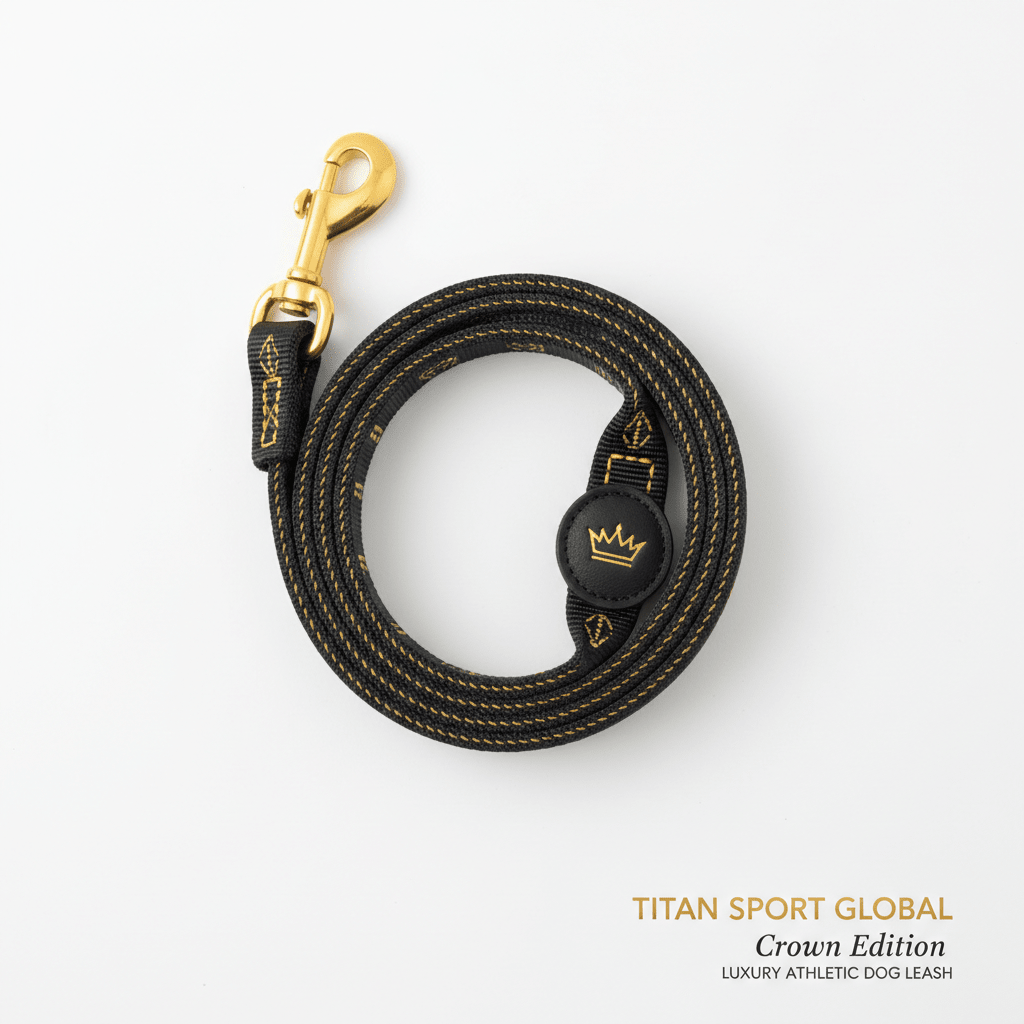 TITAN Sport Training Leash — No-Tangle Performance Leash for Athletic Dogs