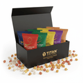 TITAN Protein Popcorn Variety Pack 6-Pack — matte black gift box