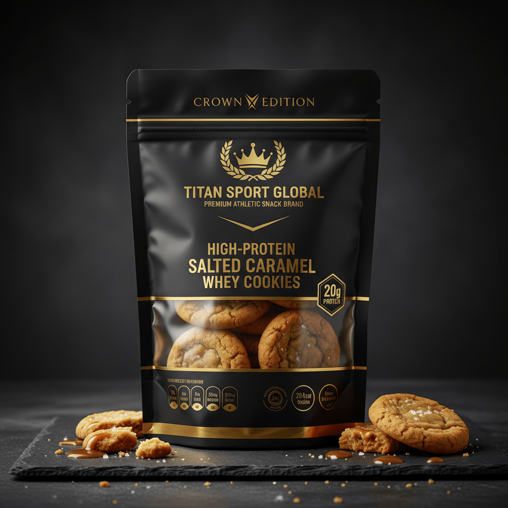 Salted Caramel Whey Protein Cookie — TITAN SPORT GLOBAL