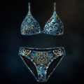 TITAN Women's Bikini Set Wave Goddess Crown Edition