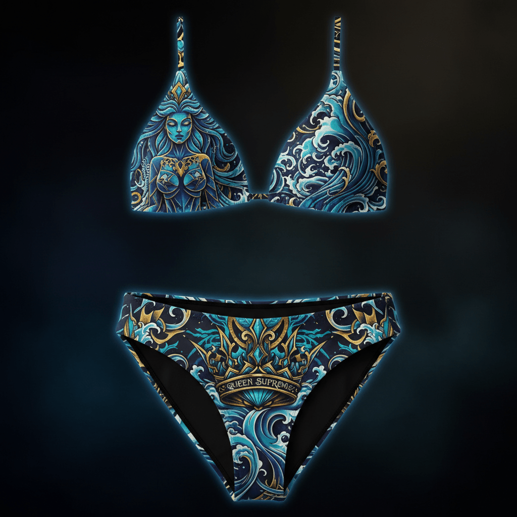 TITAN Women's Bikini Set Wave Goddess Crown Edition