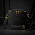 TITAN Golf Cooler Bag Crown Edition matte black insulated canvas gold crown hardware zipper pulls