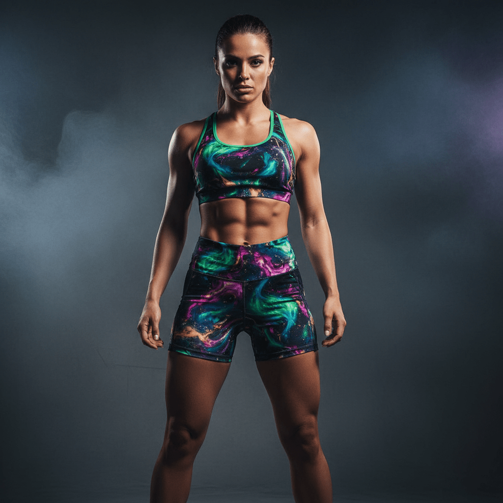 TITAN Women's Training Shorts — Aurora Crown