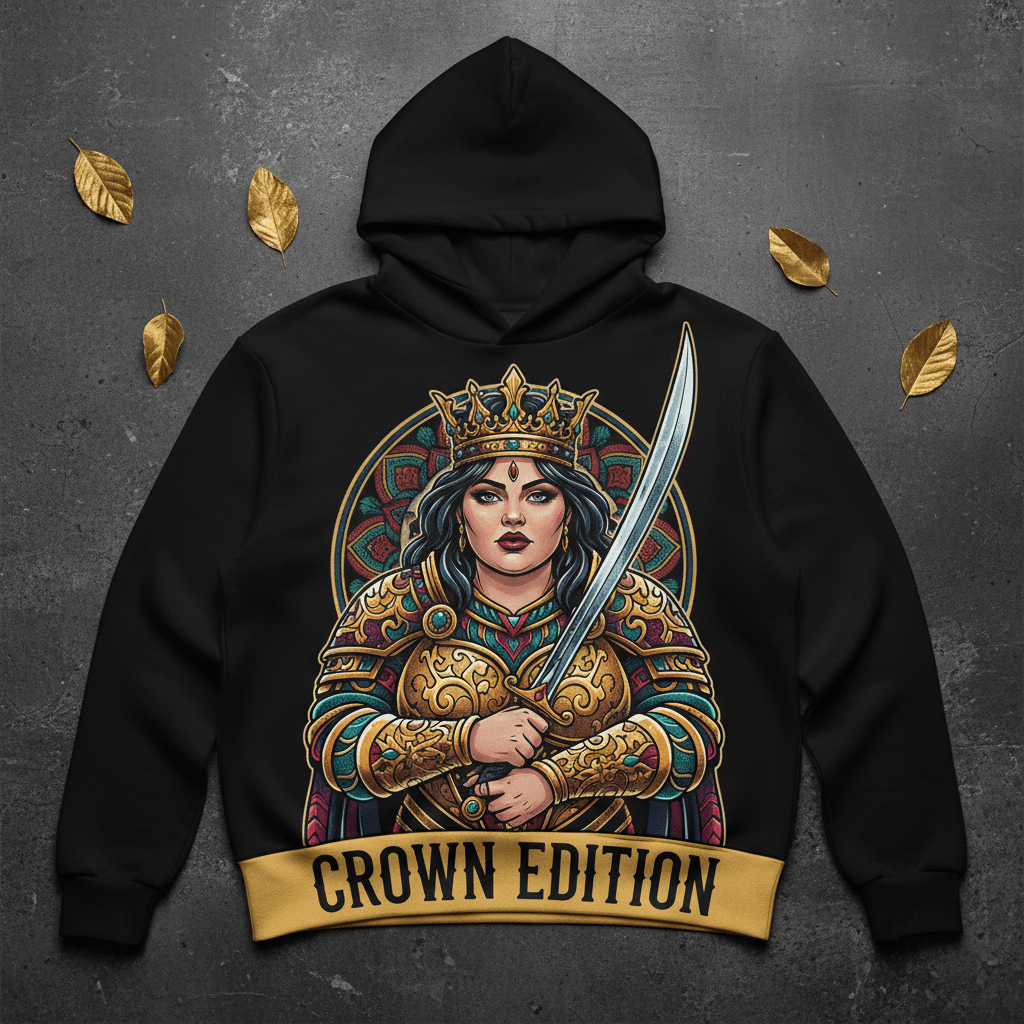 TITAN Plus Women's Warrior Queen Hoodie — Inclusive Crown Edition