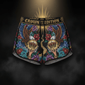 Lifted Higher Women's Shorts — TITAN Crown Edition tattoo artwork