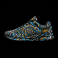 TITAN Crown Edition Color Tornado Men's Running Shoe Color Tattoo Art