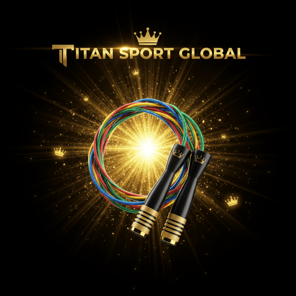 TITAN SPORT GLOBAL kids adjustable jump rope crown edition