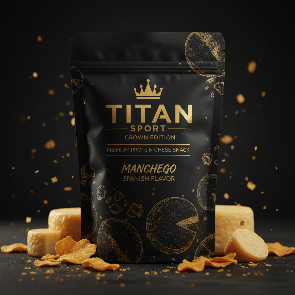 Crown High-Protein Aged Manchego Cheese Crisps