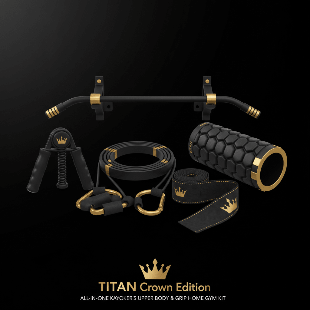 TITAN All-In-One Kayaker's Upper Body & Grip Home Gym Kit — Crown Edition