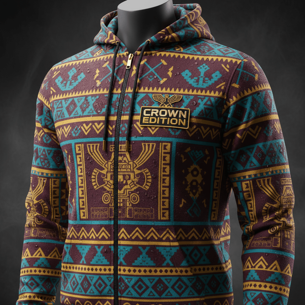 TITAN Andean Tiwanaku Zip-Up Hoodie — Gateway Edition