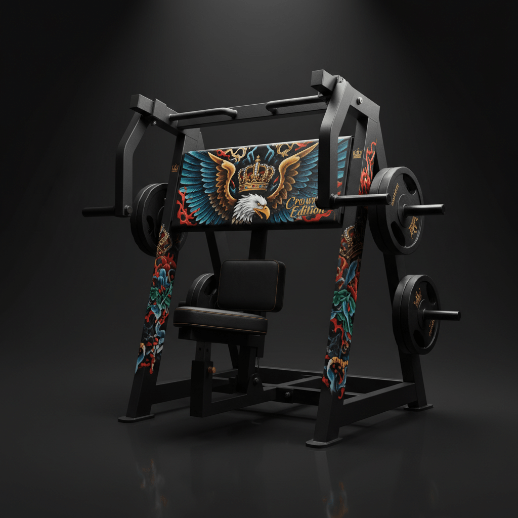TITAN Crown Edition Chest-Supported T-Bar Row Machine