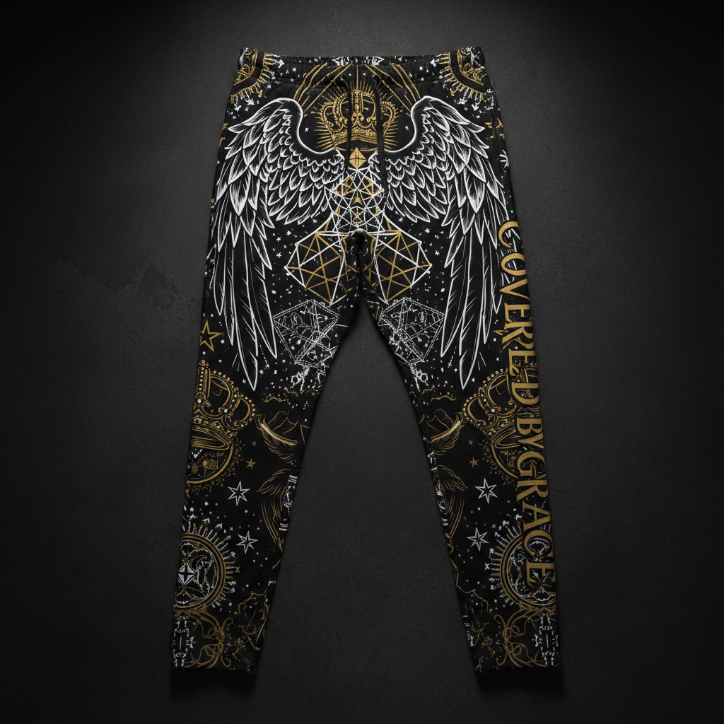 TITAN Men's Joggers Covered By Grace Crown Edition flat lay