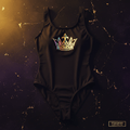 TITAN Women's Crown One-Piece Swimsuit SWAG LINE Black Gold