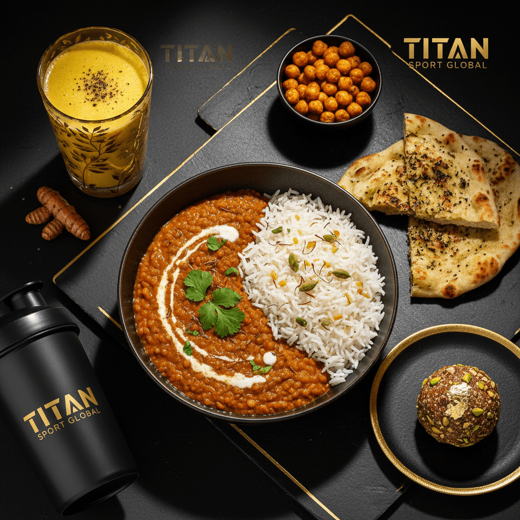 TITAN Crown Spiced Lentil Dal Indian vegan high-protein weekly monthly meal plan bundle