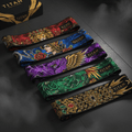 TITAN Resistance Bands Set Fabric 5-Pack with bold tattoo-style Crown Edition artwork