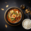 TITAN Korean Doenjang Jjigae Tofu Vegetarian Muscle Dinner Bowl