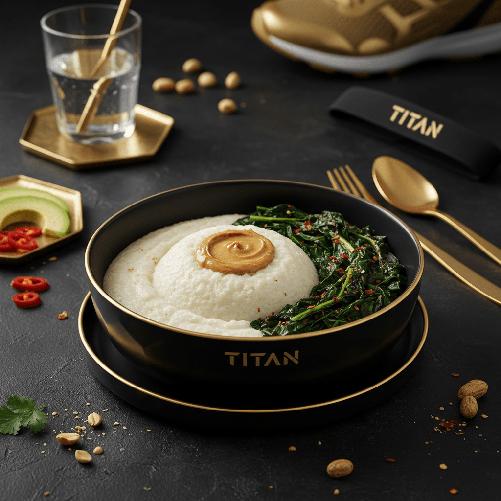 TITAN Zimbabwean Vegan Sadza & Muriwo Breakfast Bowl