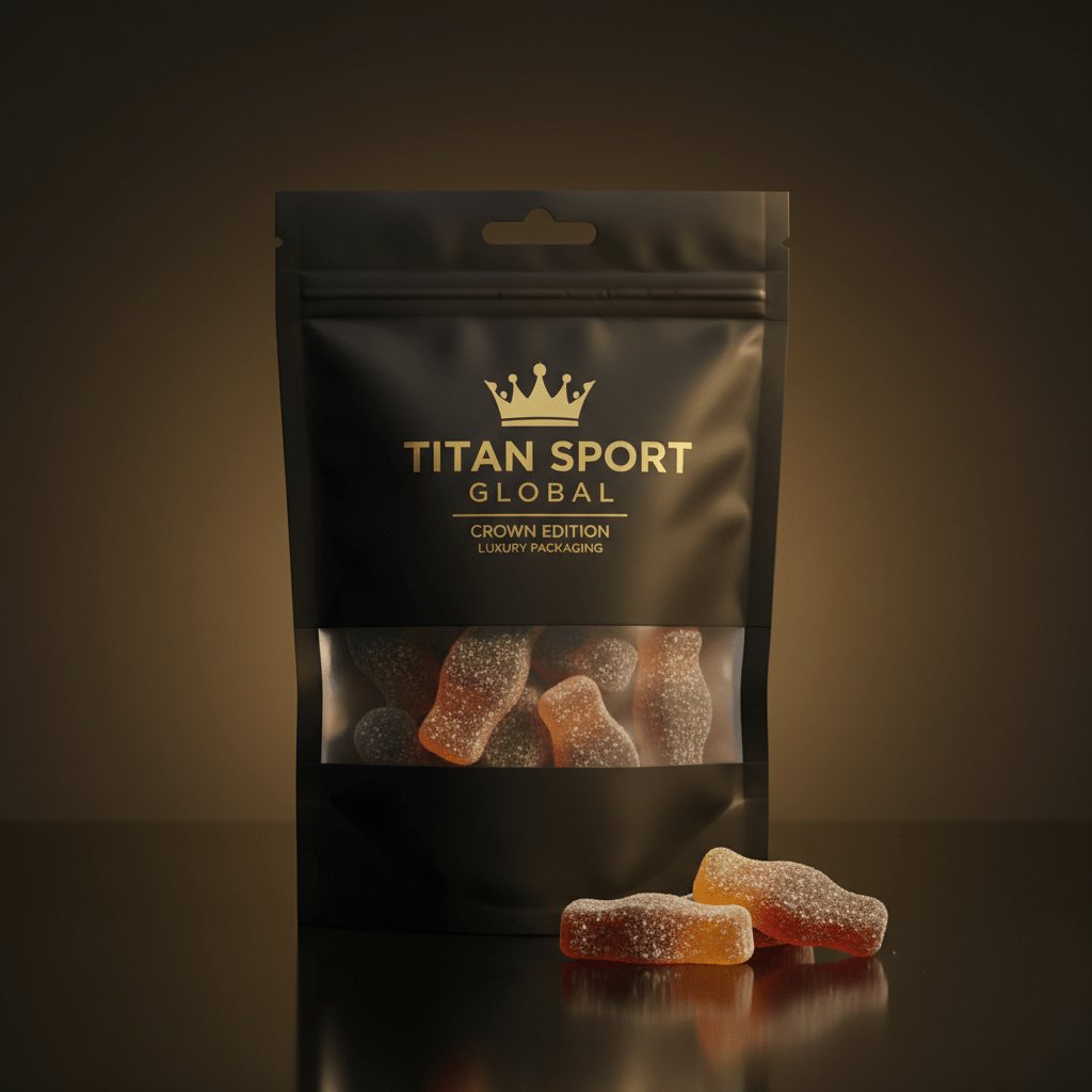 TITAN Crown High-Protein Cola Gummy Bottles - Crown Edition