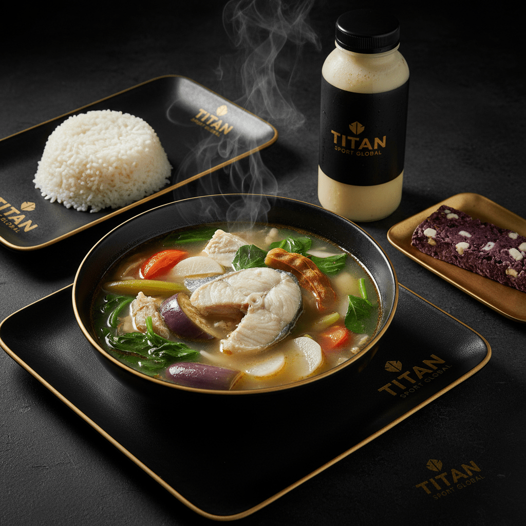 TITAN Crown Filipino Sinigang na Isda high-protein fish weekly monthly meal plan bundle