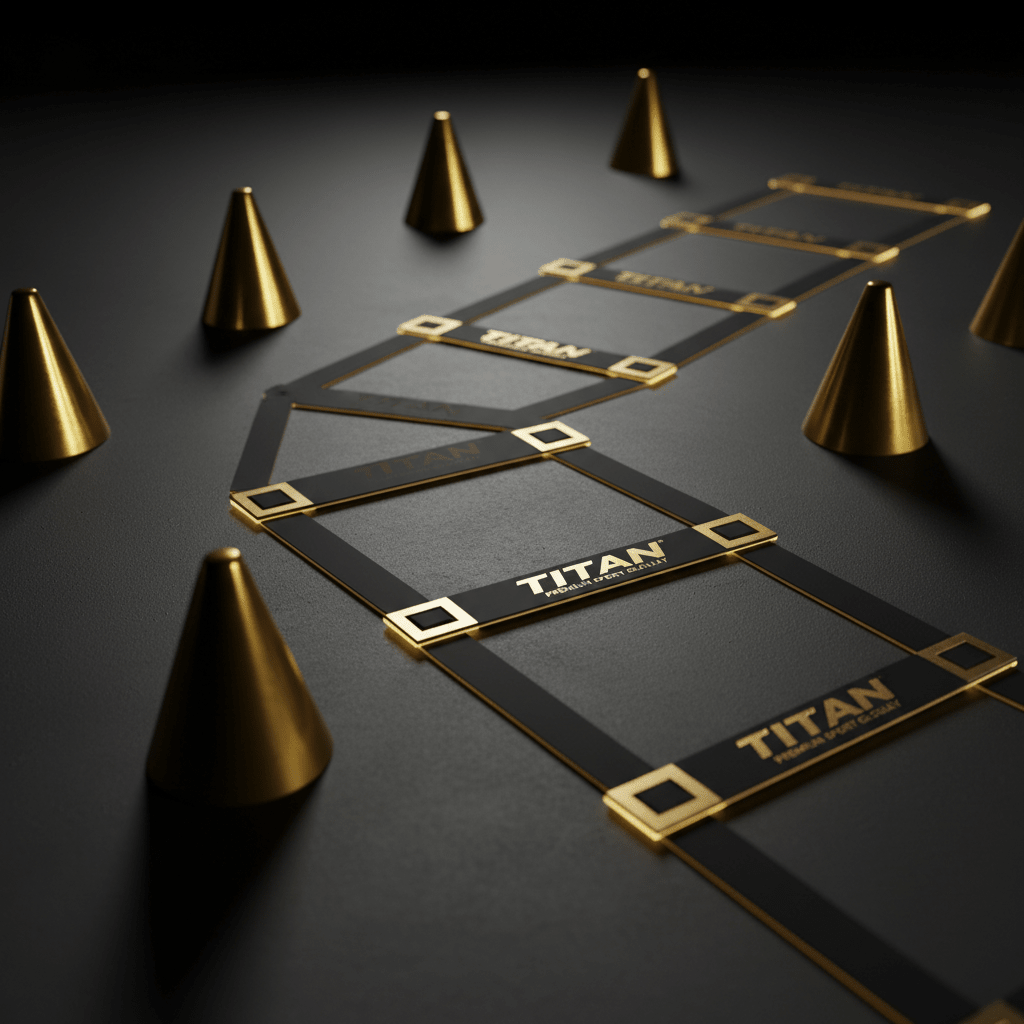 TITAN Speed Agility Ladder and Cones Training Set