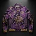 TITAN Crown Edition Women's Butterfly Crown Windbreaker — Midnight Purple & Gold