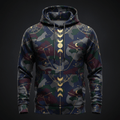 TITAN Men's Performance Hoodie — Midnight Camo dark luxurious design