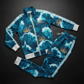 TITAN Women's Ocean Wave Crown Tracksuit matching set flat lay