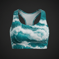 TITAN SWAG HER Sports Bra — Ocean Wave