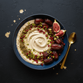 TITAN Middle Eastern Tahini Date Crown Bowl — premium vegan breakfast meal plan