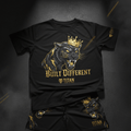 Built Different Tattoo Panther Crown Tee — TITAN SPORT GLOBAL