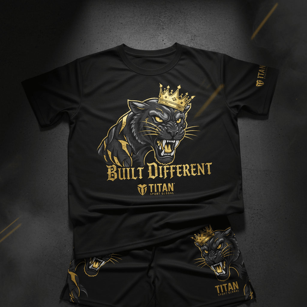 Built Different Tattoo Panther Crown Tee — TITAN SPORT GLOBAL