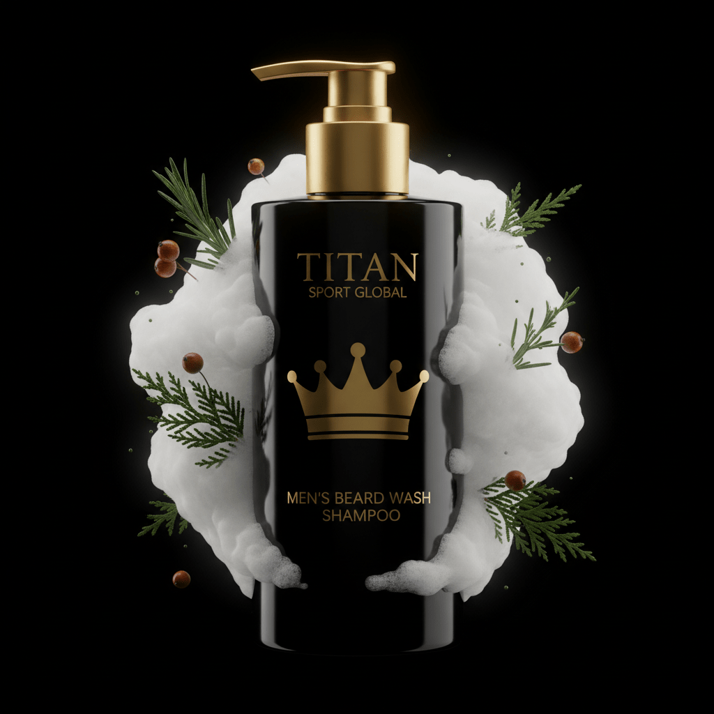 TITAN Men's Beard Wash — Deep Clean & Soften