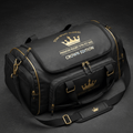 TITAN Crown Edition Rugby Gym Kit Bag Matte Black Gold