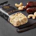 TITAN Raw Bar Cashew Vanilla Crown Edition — raw cashews vanilla bean no bake vegan product shot