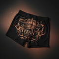 TITAN Women's Cozy Boxer Shorts Crown Edition Peach Gold