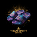 TITAN SPORT GLOBAL recovery slides with cosmic nebula crown pattern