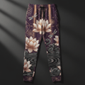 TITAN Women's Joggers — Lotus Flower Awakening rose gold plum purple sacred design