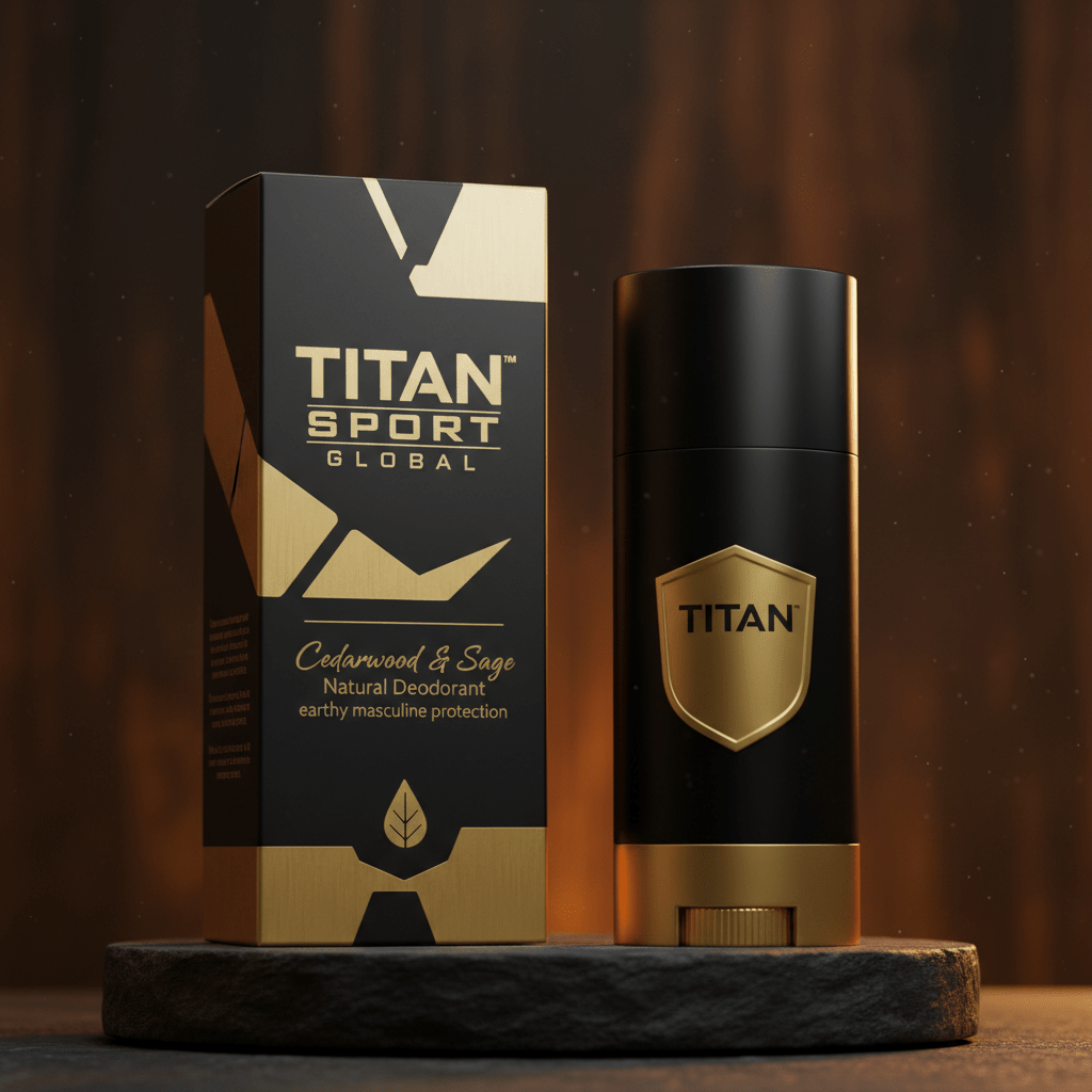 TITAN HIM Natural Deodorant Cedarwood & Sage