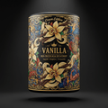 TITAN High-Protein Meal Replacement Shake Vanilla — Crown Edition bold tattoo-style artwork