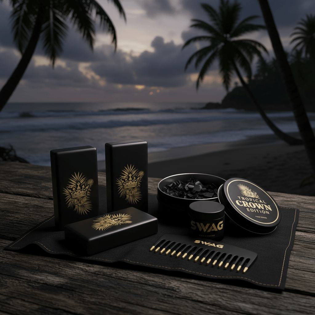 TITAN Off-Grid Surfboard Wax Kit Tropical Crown SWAG Edition