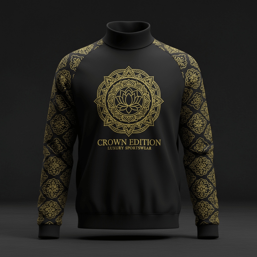 TITAN Tibetan Mandala Crewneck Turtleneck — Dharma Edition