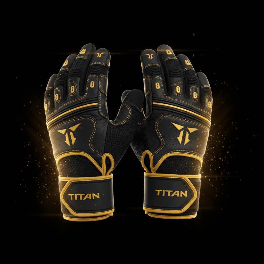 TITAN Weightlifting Gloves with Wrist Support