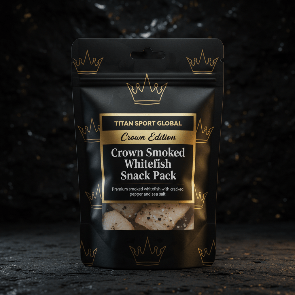 Crown Smoked Whitefish Snack Pack - TITAN SPORT GLOBAL