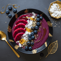 TITAN Açaí Dragon Fruit Crown Bowl — premium vegan breakfast meal plan