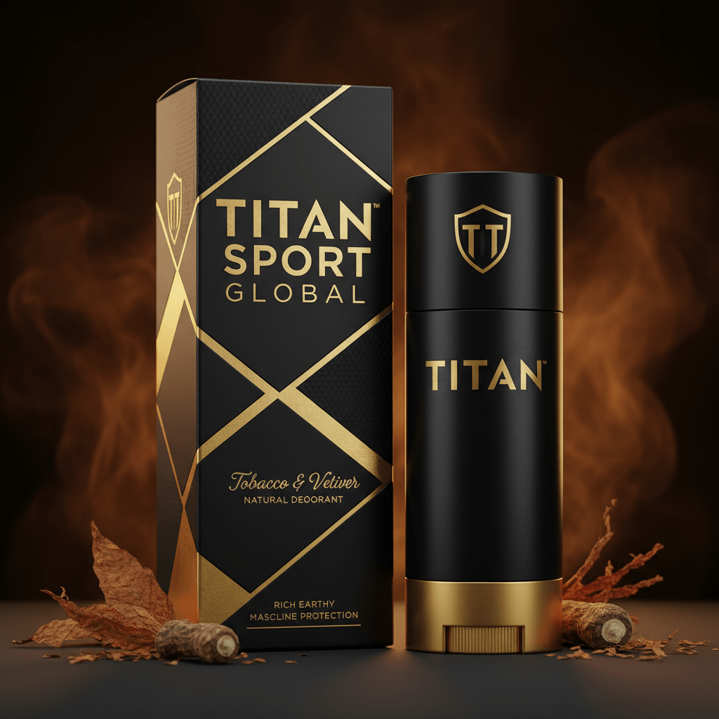 TITAN HIM Natural Deodorant Tobacco & Vetiver